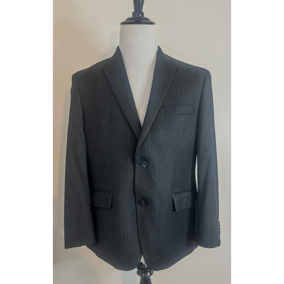 Michael Kors Suit Jacket Blazer Mens 42S Dark Gray Sport Coat CA01129 RN90736 - Picture 1 of 9